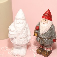 ANGLE THING 高個子聖誕老人矽膠模具 17cm, 單一顏色