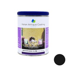 Sirca 엔틱 에나멜 페인트, 블랙, 2.5L, 1개