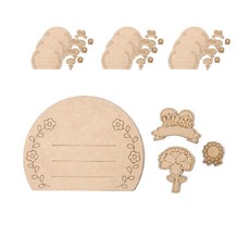 Minhwa Shop 母親節感謝牌製作組 FDPWD0212, 家庭, 10套