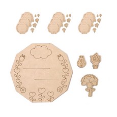 Minhwa Shop 母親節感謝牌製作組 FDPWD0213, 頭腦, 10套