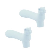 矽膠門把套, 2入, 藍色