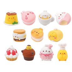 甜蜜史萊姆Molrang甜點咖啡廳公仔 12種組, 1套