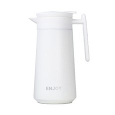 BARENLOCK 不鏽鋼保溫水壺, 白色, 860ml, 1個