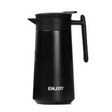 BARENLOCK 不鏽鋼保溫水壺, 黑色, 860ml, 1個