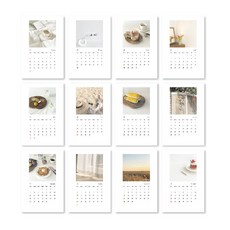 Design Comma 2021感性辦公桌單頁日曆, 1套裝