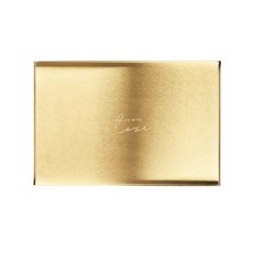 金屬長方形托盤 L號, 金子