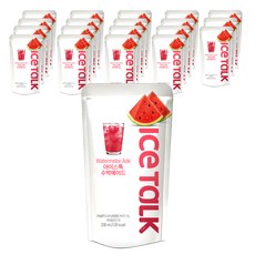 Ice TaLK 涼夏袋裝飲料 西瓜氣泡風味, 20入, 230ml