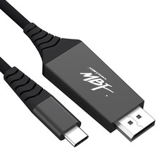 엠비에프 USB3.1 C to DisplayPort 케이블 2m, MBF-CDP0260, 1세트