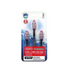 oradense Sonic Clean 敏感型音波震動牙刷替換刷頭 黑色, 單一商品, 1個