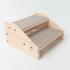Cats Ville原木防滑小狗樓梯 迷你 2in1, 棕色
