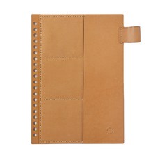 Plancus 皮革活頁收納夾 20孔款, 單色, 1入