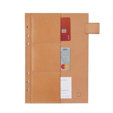 Plancus 6個皮革筆筒孔, 單色, 1個