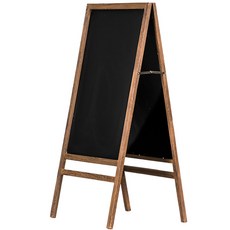 디피제로 A형 양면형 칠판 입간판 브라운, 나무
