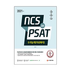 2021最新版 NCS 數理能力(資料解釋) in PSAT, 時代考試企劃