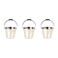 多功能不鏽鋼提桶, 混色, 310*230mm, 3個