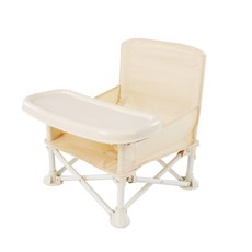 929 孩童便攜式折疊野營椅, 象牙白