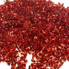 크런치 슬라임 재료 불투명 칼라 빨대 난사, 레드, 500g, 1개