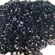 크런치 슬라임 재료 불투명 칼라 빨대 난사, 블랙, 500g, 1개