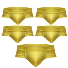 男士3D三角內褲 5件組