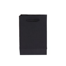 角落商人 素色紙質購物袋 直式 25入, 黑色