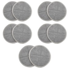 超細纖維圓形濕拖布墊 2入, 5個