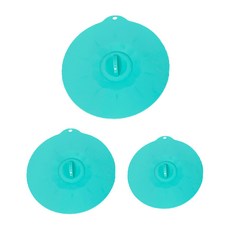SAVETIME 3 種帶吸水蓋的矽膠蓋, 薄荷綠, 1組
