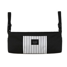 嬰兒推車收納袋, 黑色, 1入