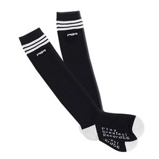 PGR GOLF 女款及膝襪 PGS-720, BLACK + WHITE, 1個