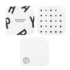 大尺寸矽膠排水口蓋 3種組, 1套