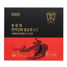 동국제약 동영제 면역강화 발효홍삼, 60정, 1개
