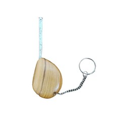 手工柚木鵝卵石捲尺, 1個