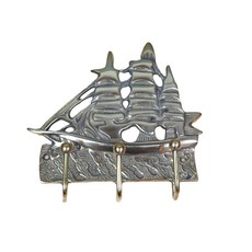 復古帆船壁掛架, 單一顏色, 1個