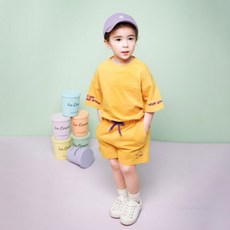 JELISPOON 童款禿鷹簡約休閒T恤套裝