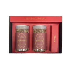 SSANGHWA DABANG 雙和茶房 雙花茶禮盒組 B款, 雙花茶 2罐+量勺+購物袋, 1盒