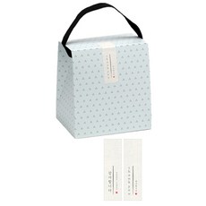 手提包裝盒 12入+謝謝貼紙 24入, 混色, 1套