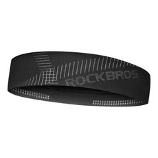 ROCKBROS 輕便的萊卡運動頭帶, 黑色的
