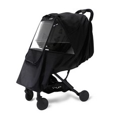 YUP 3合1便攜通用推車防雨罩, 深灰色, 1個