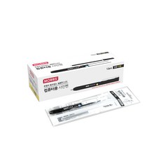 MORRIS Just Click 電腦用簽字筆 + 補充蕊, 黑色, 12個