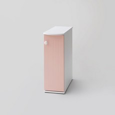 태영가구 정수기받침대 틈새장 250, 핑크