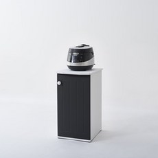 태영가구 400 정수기받침대 수납장, 블랙