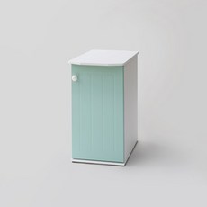 태영가구 정수기 받침대 수납장 400, 민트