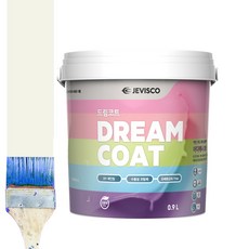 제비스코 드림코트 에그쉘광, 화이트크림, 0.9L, 1개