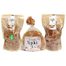 鍋巴米餅 1kg+糙米鍋巴米餅 800g+大麥鍋巴米餅 700g組合, 1組