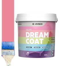 제비스코 드림코트 에그쉘광, 큐피트핑크, 0.9L, 1개