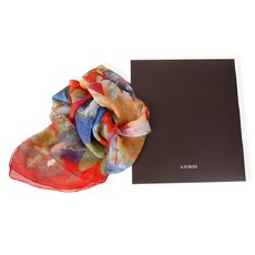 아테스토니 조지가스파 스와르 여성 롱 폴리스카프 JSOGQ70008