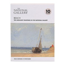 THENATIONALGALLERY 해변 엽서 세트, 혼합색상, 1세트