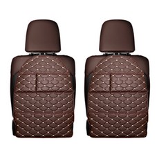 메이튼 퀄팅 킥매트 투포켓, 브라운 + 아이보리, 2개