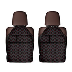 메이튼 퀄팅 킥매트 투포켓, 블랙 + 레드, 2개