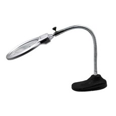 立式伸縮大型LED放大鏡, 1個, 2X5