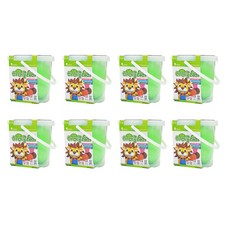 토단교재 유아용 하비 클레이 8p, 형광연두, 500g, 1개